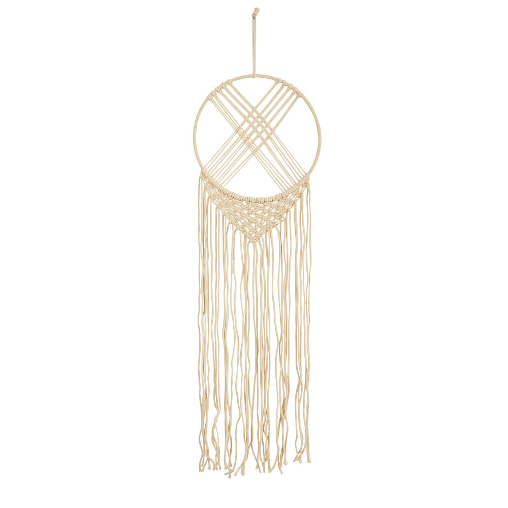 30” Boho Chic Woven Dreamcatcher Macrame Wall Art Décor