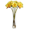 30” Lotus Artificial Arrangement in Cylinder Vase