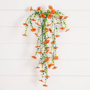 30" UV Resistant Artificial Daisy Hanging Plant (Indoor/Outdoor) - Set of 6