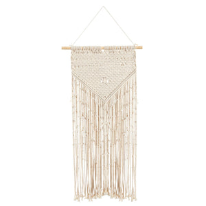 34” x 18” Hand Crafted Boho Macrame Wall Hanging Decor
