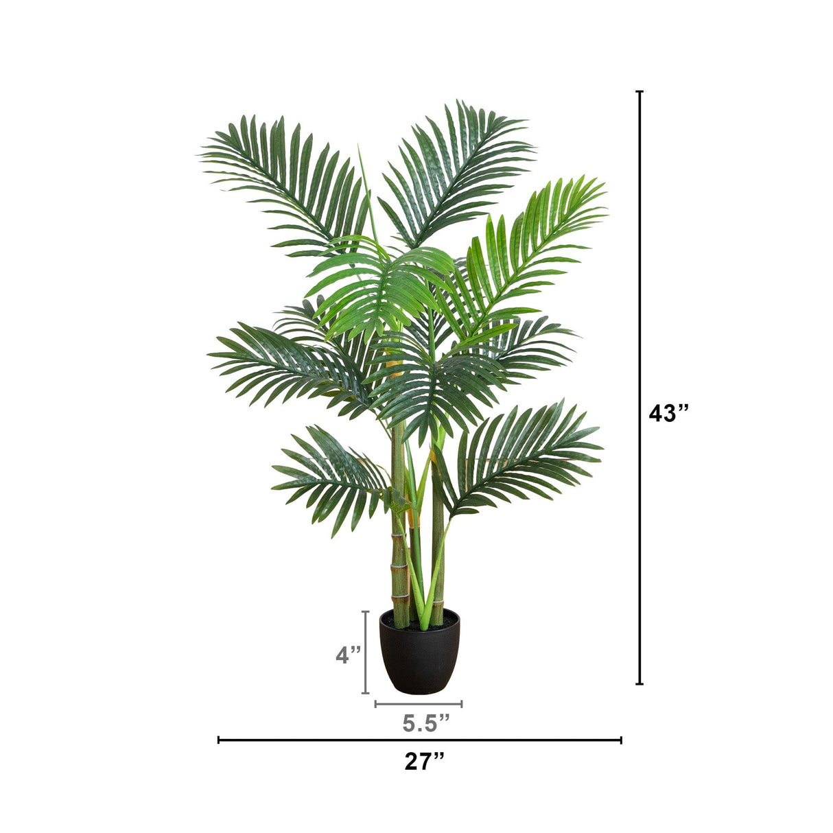 3.5' Artificial Areca Palm Tree
