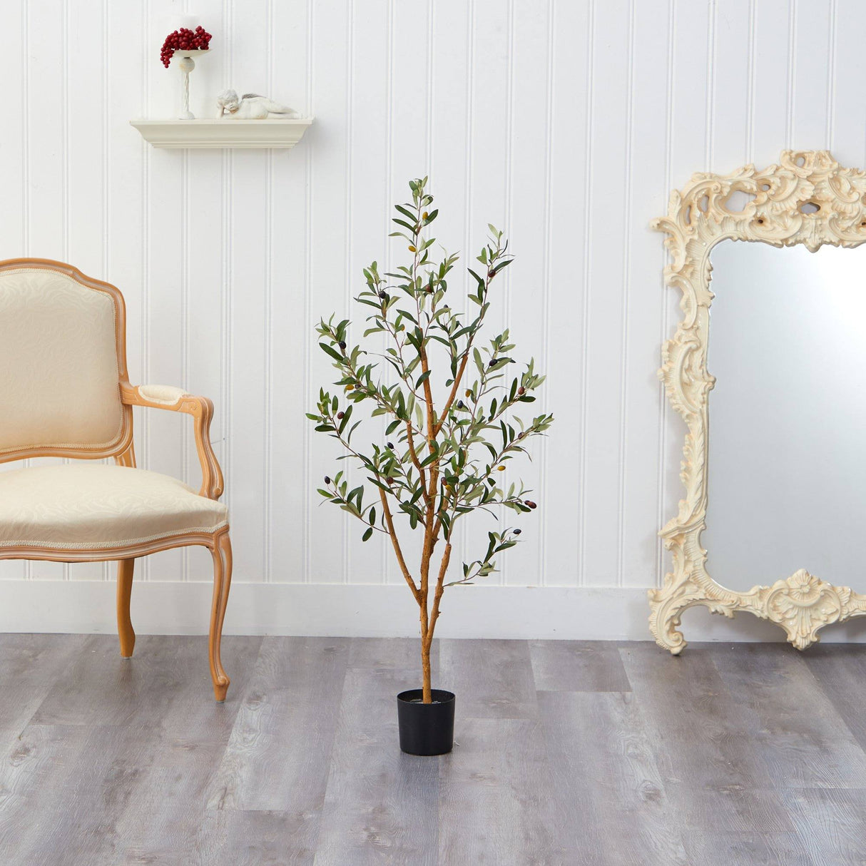 3.5’ Artificial Olive Tree with Sparse Design