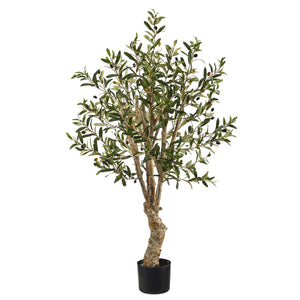 3.5’ Artificial Olive Tree with Lush Design