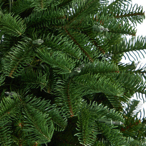 3.5’ South Carolina Spruce Artificial Christmas Tree with 100 White Warm Light and 458 Bendable Branches in Iron Colored Urn