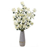 39” Bougainvillea Artificial Arrangement in Stoneware Vase