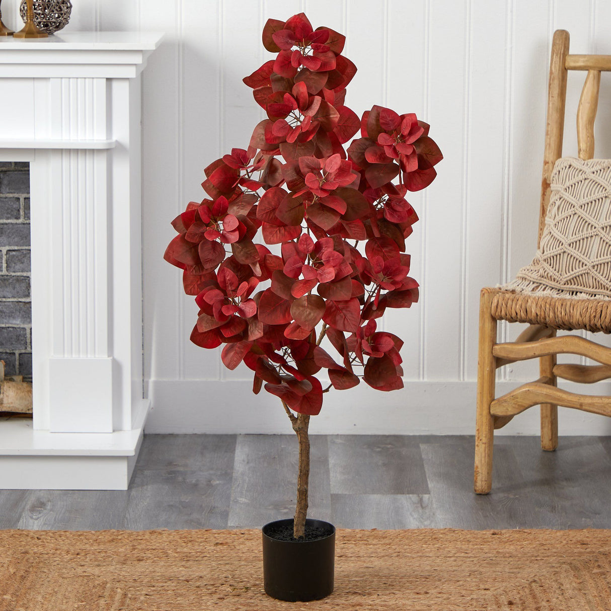 4’ Autumn Pomegranate Artificial Tree