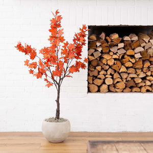 4' Autumn Rustic Maple Artificial Fall Tree