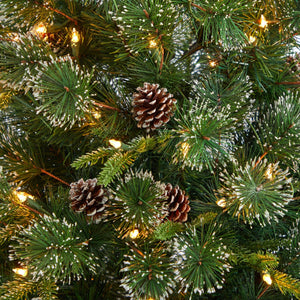4’ Snowed Tipped Clermont Pine Artificial Christmas Tree
