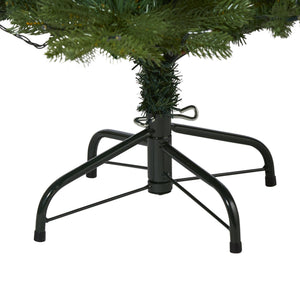 4’ Swedish Fir Artificial Christmas Tree with 160 Warm White LED Lights and 403 Bendable Branches
