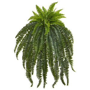 48” Boston Fern Artificial Hanging Plant