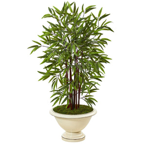 47” Bamboo Artificial Tree in Decorative Urn