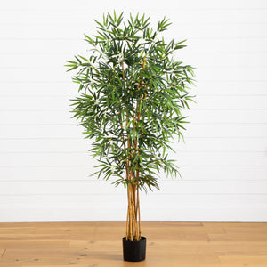 5' Fancy Style Bamboo Silk Tree