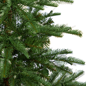 5’ Layered Washington Spruce Christmas Tree with 200 Clear Lights and 385 Bendable Branches