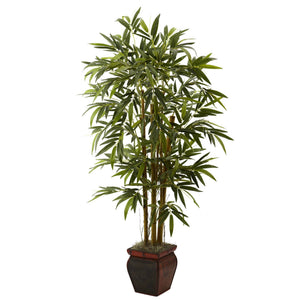 4.5’ Bamboo w/Decorative Planter