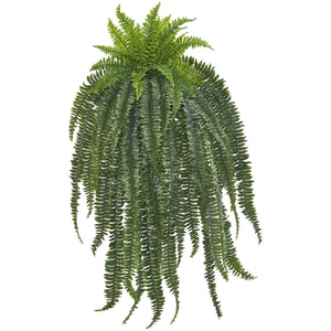 60” Boston Fern Artificial Hanging Plant