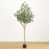 6’ Artificial Eucalyptus Tree