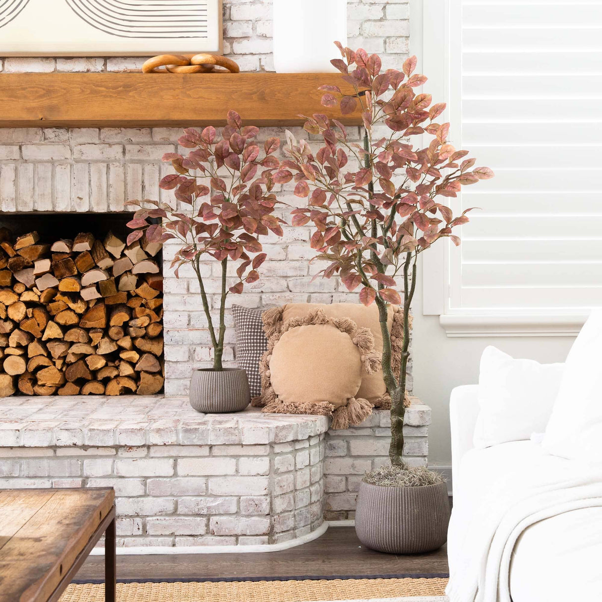 6’ Autumn Dogwood Artificial Fall Tree