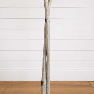 6’ Autumn Paper Birch Artificial Fall Tree