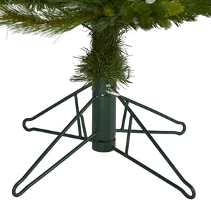 6' Hartford Fir Artificial Christmas Tree with 250 Warm (Multifunction) LED Lights with Instant Connect Technology and 711 Bendable Branches