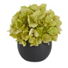 6” Hydrangea Artificial Arrangement in Decorative Vase