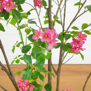 6' Artificial Dogwood Tree with Real Touch Leaves