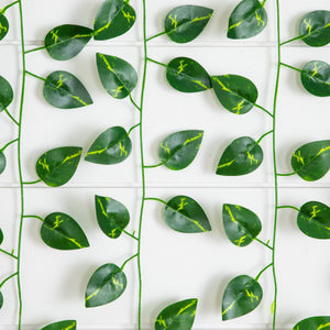 7’ Artificial Dieffenbachia Garland - Set of 24
