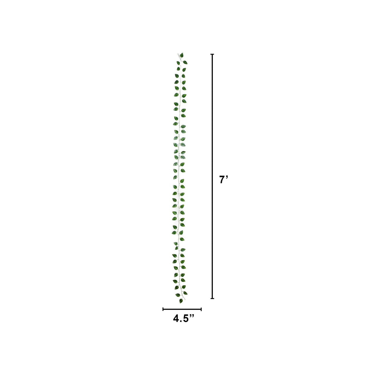7’ Artificial Dieffenbachia Garland - Set of 24