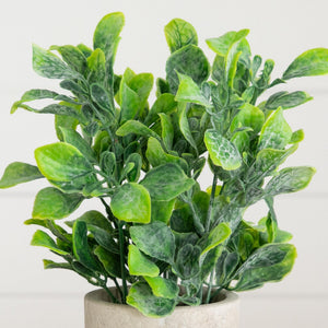 8" Artificial Greenery in Decorative Planter - Set of 2