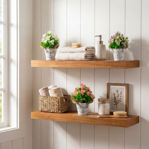 8” Artificial Lush Flowering Plant in Rustic Flowers & Garden Planter -Set of 3