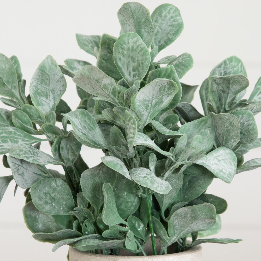 8" Artificial Mixed Eucalyptus Plant in Decorative Planter - Set of 3