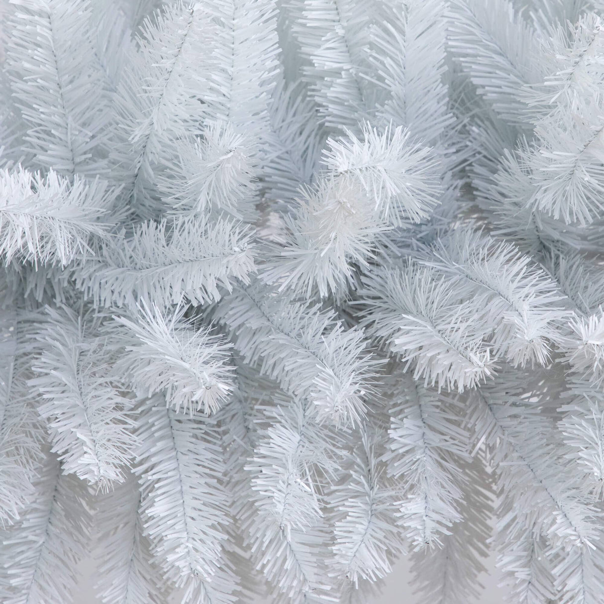 8' Artificial Holiday White Christmas Pine Archway