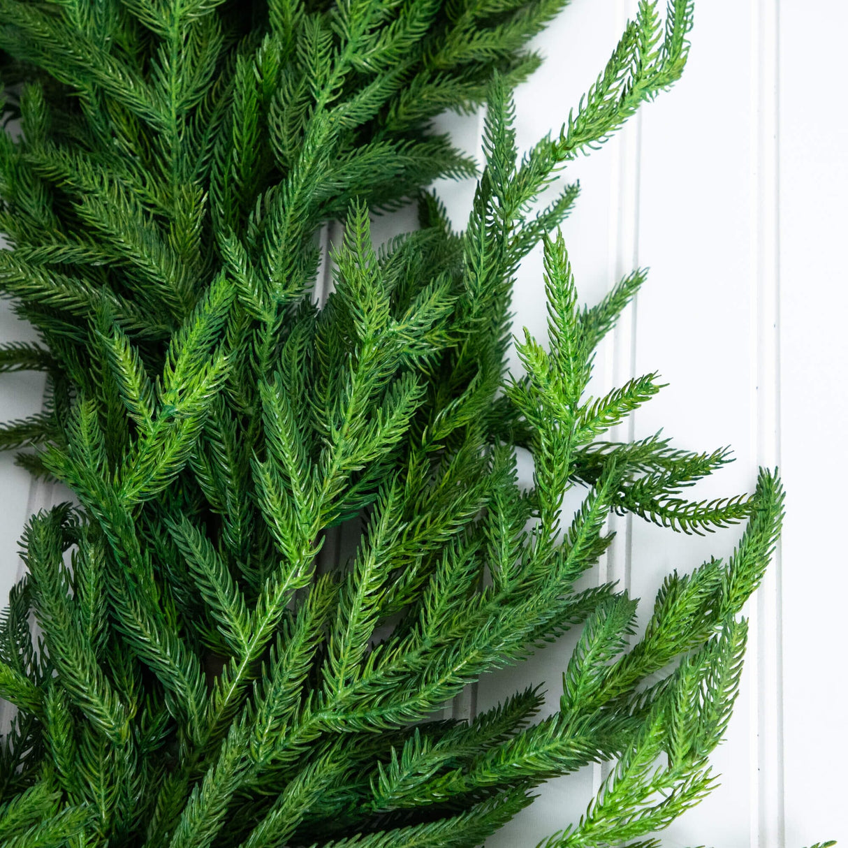 8' Artificial Real Touch Norfolk Island Pine Garland with Natural Look