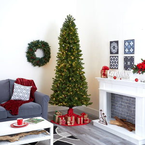 8' Slim Virginia Spruce Artificial Christmas Tree