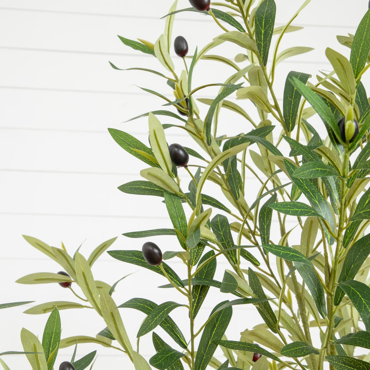 7' Artificial Airy Olive tree