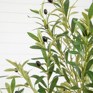 7' Artificial Airy Olive tree