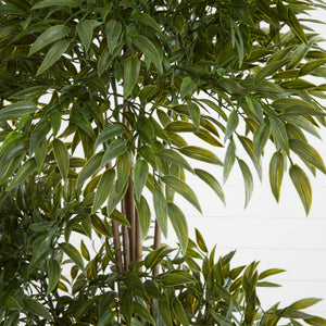 82” Ruscus Artificial Tree in Planter (Indoor/Outdoor)