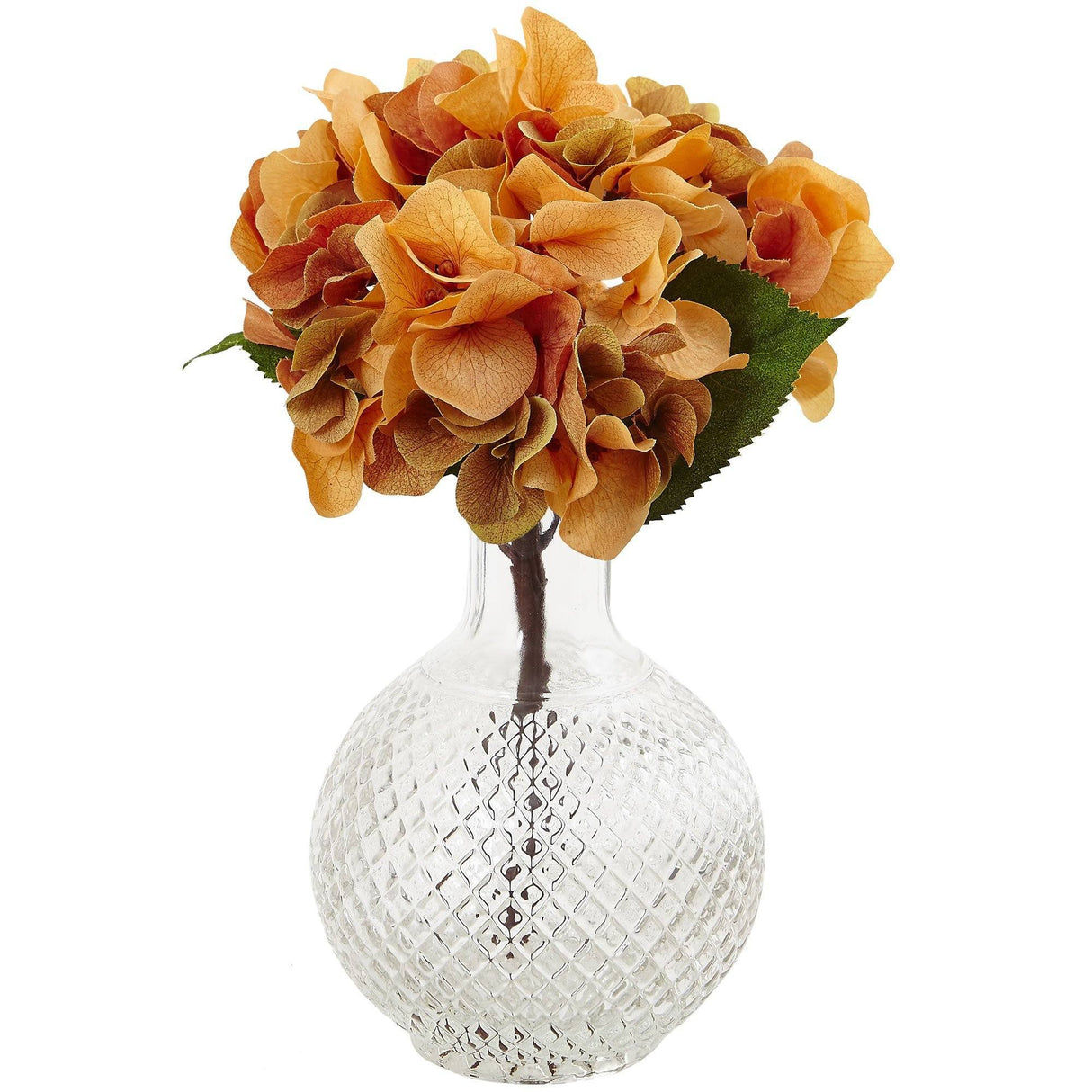 Autumn Hydrangea w/Vase (Set of 3)