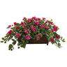 Bougainvillea Artificial Plant in Decorative Planter