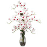 Dendrobium w/Vase Silk Flower Arrangement