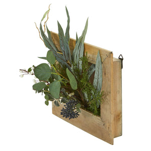 Eucalyptus Artificial Plant in Hanging Frame
