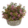 Eucalyptus Artificial Plant in Oak Planter