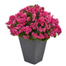 Geranium Artificial Plant in Slate Planter UV Resistant (Indoor/Outdoor)
