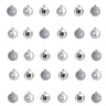 Holiday Christmas 30 Count 2.5” Shatterproof Ornament Set with Re-Useable Storage Container