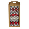 Holiday Shatterproof, 64 Count Christmas Tree Ornament Set, 80mm with Re-Useable Box