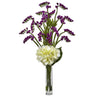 Hydrangea and Statice Bud Arrangement