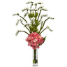 Hydrangea and Statice Bud Arrangement