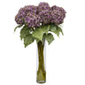Hydrangea w/Cylinder Silk Flower Arrangement