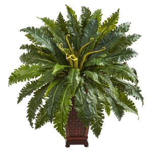 Marginatum Artificial Plant in Decorative Planter