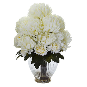 Mum Artificial Arrangement in Vase