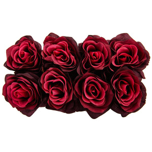 Roses Arrangement in Black Vase